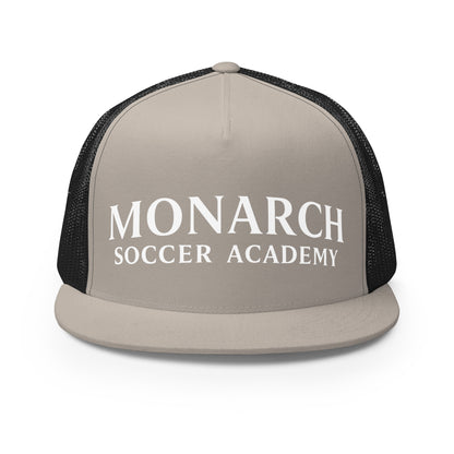Performance | 5 Panel Trucker Cap | Monarch Soccer Academy | Shield Logo