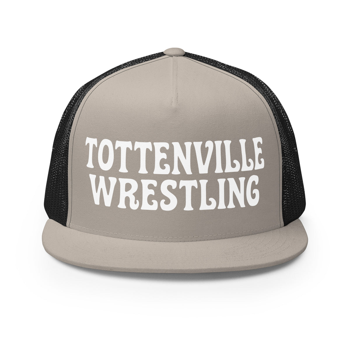 Performance | 5 Panel Trucker Cap | Tottenville wrestling club | Crest Logo