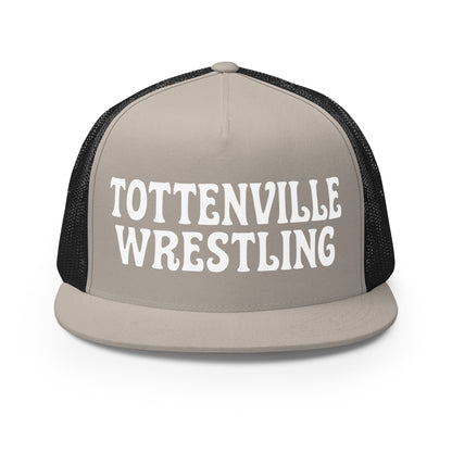 Performance | 5 Panel Trucker Cap | Tottenville wrestling club | Crest Logo