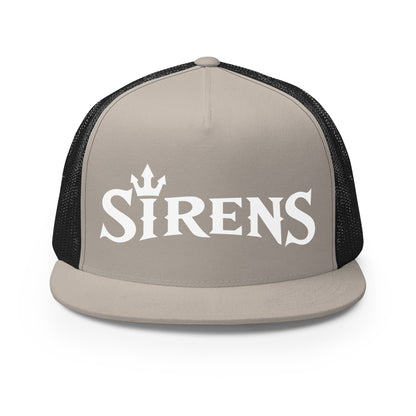 Performance | 5 Panel Trucker Cap | Naples Sirens | Emblem (Variant) Logo