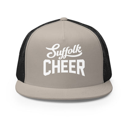 Performance | 5 Panel Trucker Cap | Suffolk University Cheerleading | Vanguard Logo