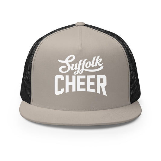 Performance | 5 Panel Trucker Cap | Suffolk University Cheerleading | Vanguard Logo