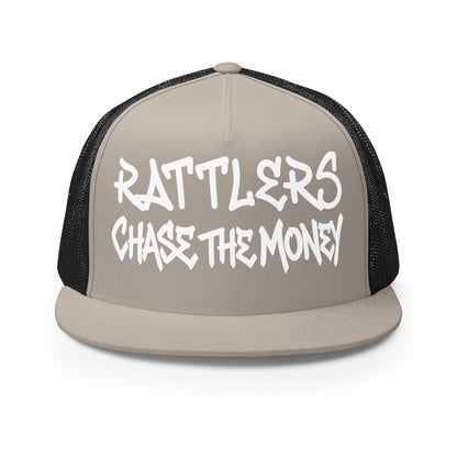 Performance | 5 Panel Trucker Cap | Rattlers 2/11 | Emblem Logo