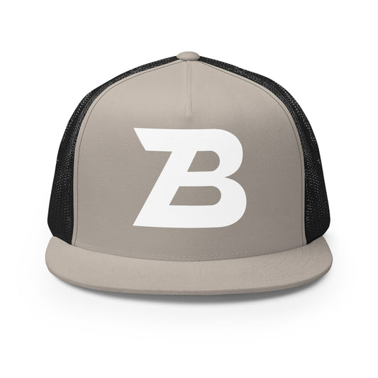 Performance | 5 Panel Trucker Cap | Buffalo Bomb Squad 16u | B-mark Logo