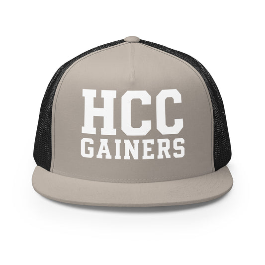 Performance | 5 Panel Trucker Cap | HCC Gymnastics | Vanguard Logo