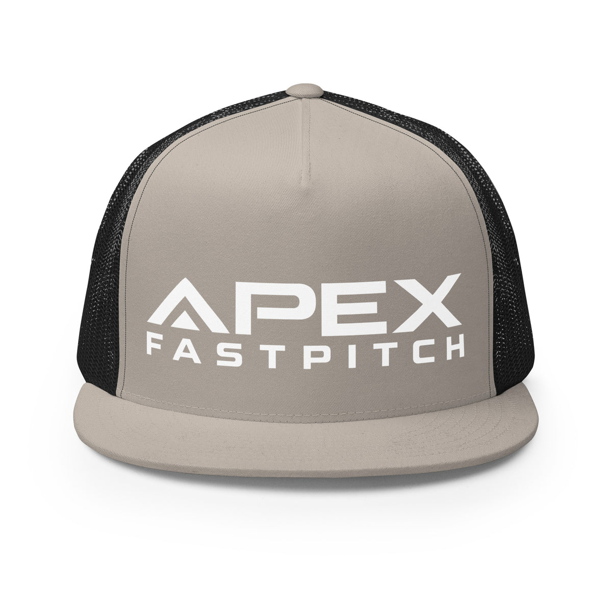 Performance | 5 Panel Trucker Cap | Apex Fastpitch | Emblem Logo