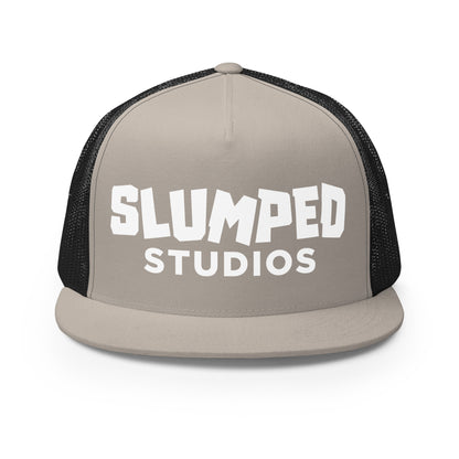 Performance | 5 Panel Trucker Cap | SlumpedStudios | Crest Logo