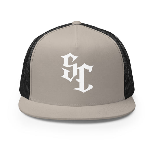 Performance | 5 Panel Trucker Cap | Silver Creek 12U Schreiber | Crest Logo