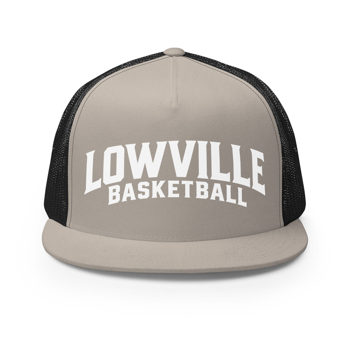 Performance | 5 Panel Trucker Cap | Lowville Girls Basketball | Crest Logo