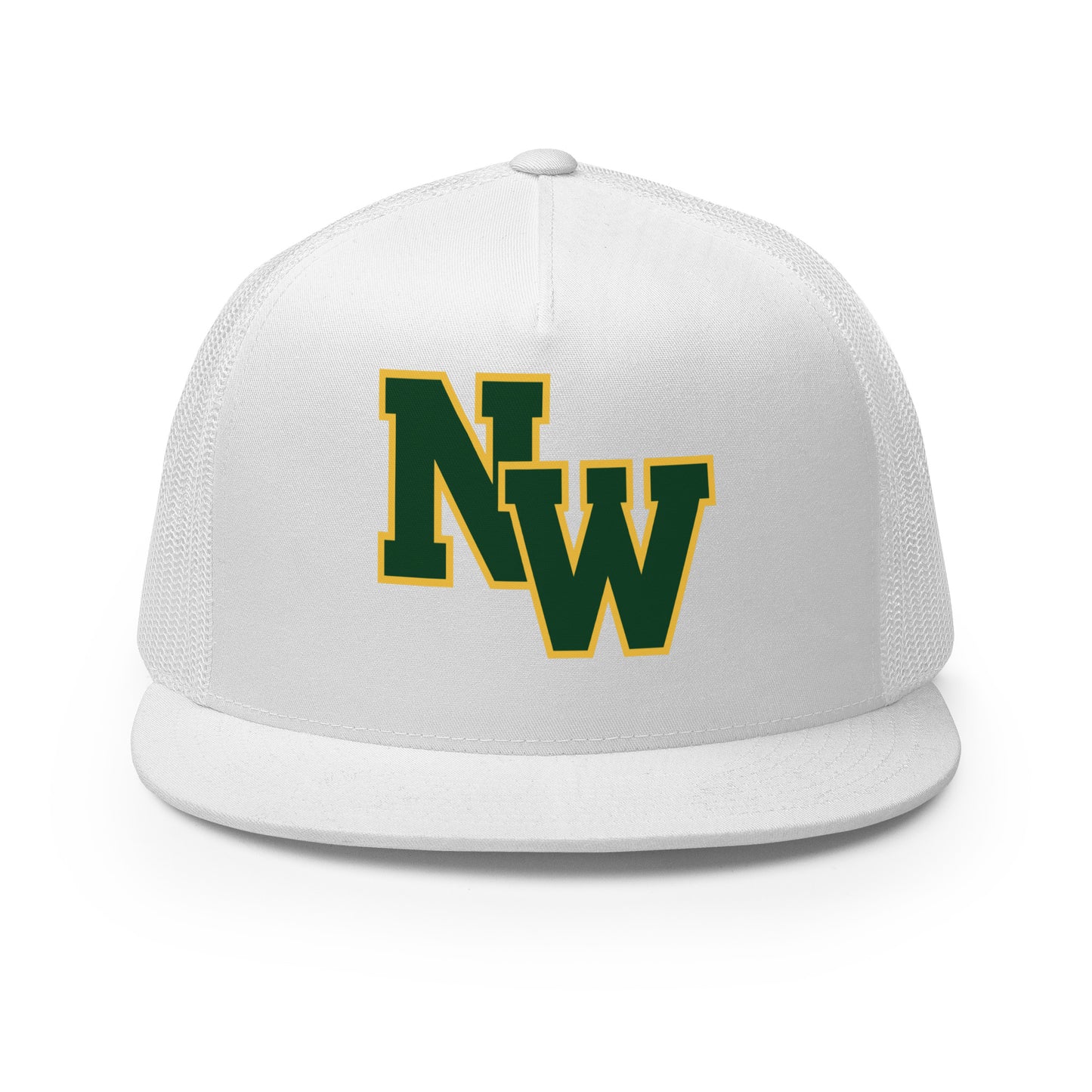 Performance | 5 Panel Trucker Cap | Northwest High School | Badge Logo