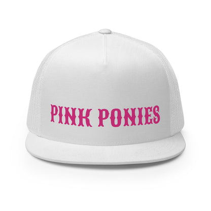 Performance | 5 Panel Trucker Cap | Pink Pony Athletic Club | Script Logo