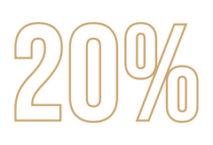 Up to 20% back, at a rate you set