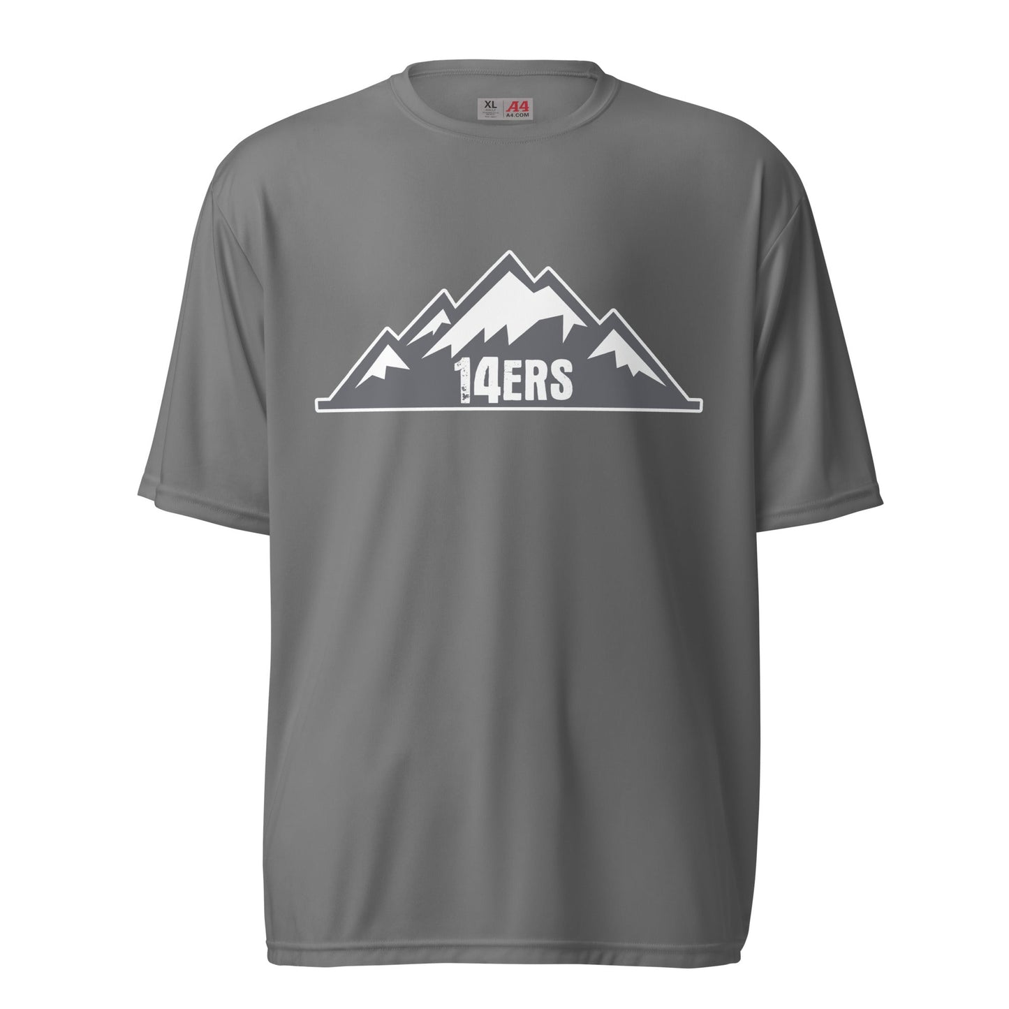 Active | Moisture Wicking Shirt | 14ers Baseball | Grey Logo
