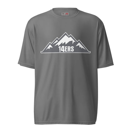 Active | Moisture Wicking Shirt | 14ers Baseball | Grey Logo