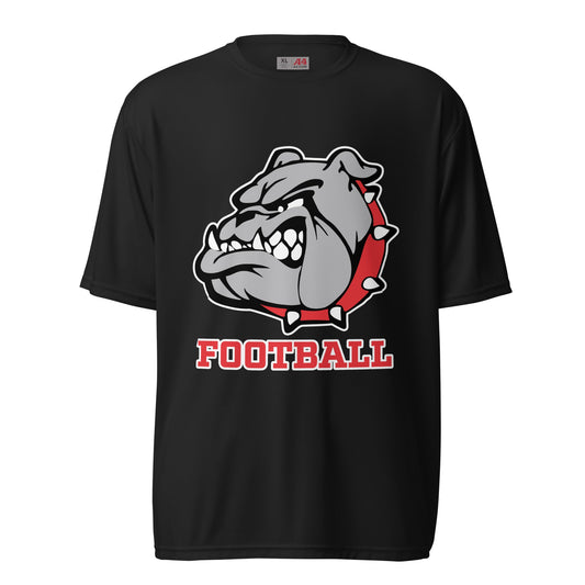 Active | Moisture Wicking Shirt | 6th Grade Bulldogs Team | Football Logo