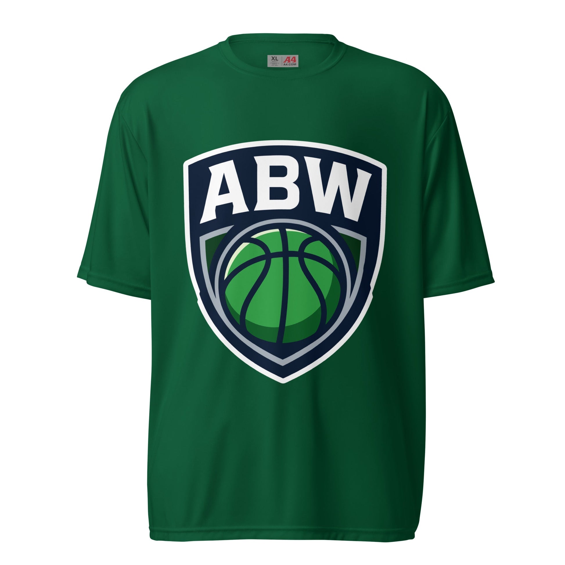 Active | Moisture Wicking Shirt | A Better Way Basketball Program | Shield Logo