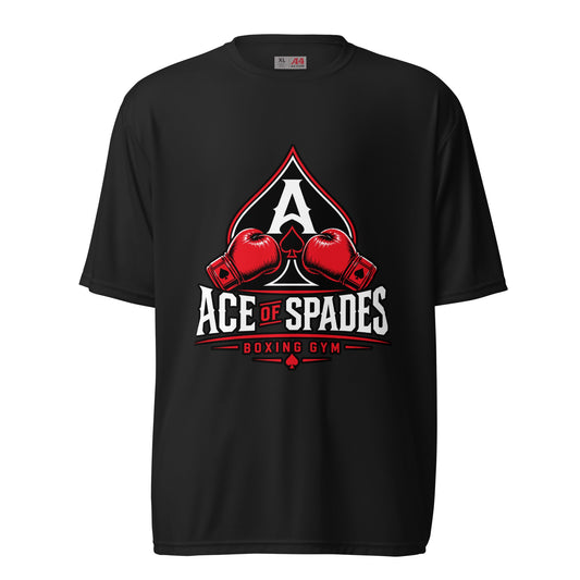 Active | Moisture Wicking Shirt | Ace of Spades Boxing Gym | Emblem Logo