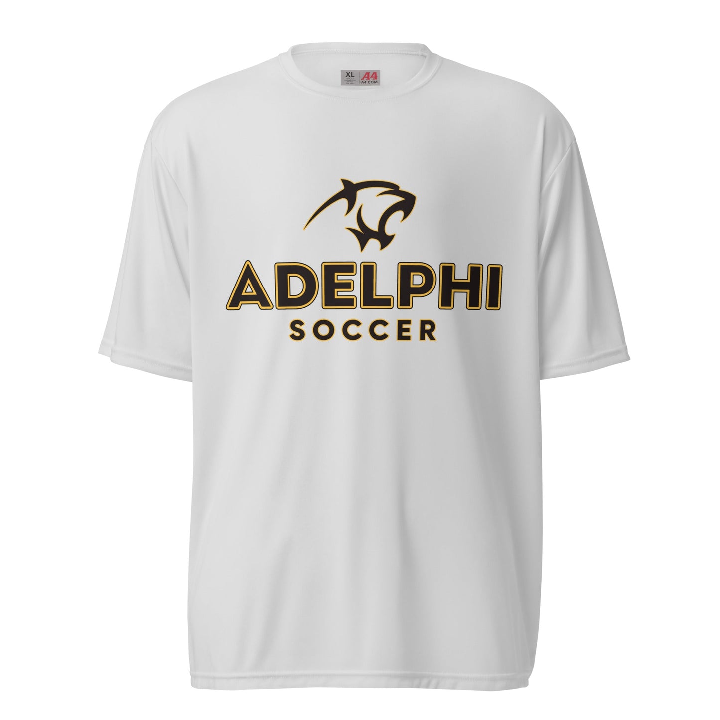 Active | Moisture Wicking Shirt | Adelphi Womens Soccer | Vanguard Mark Logo