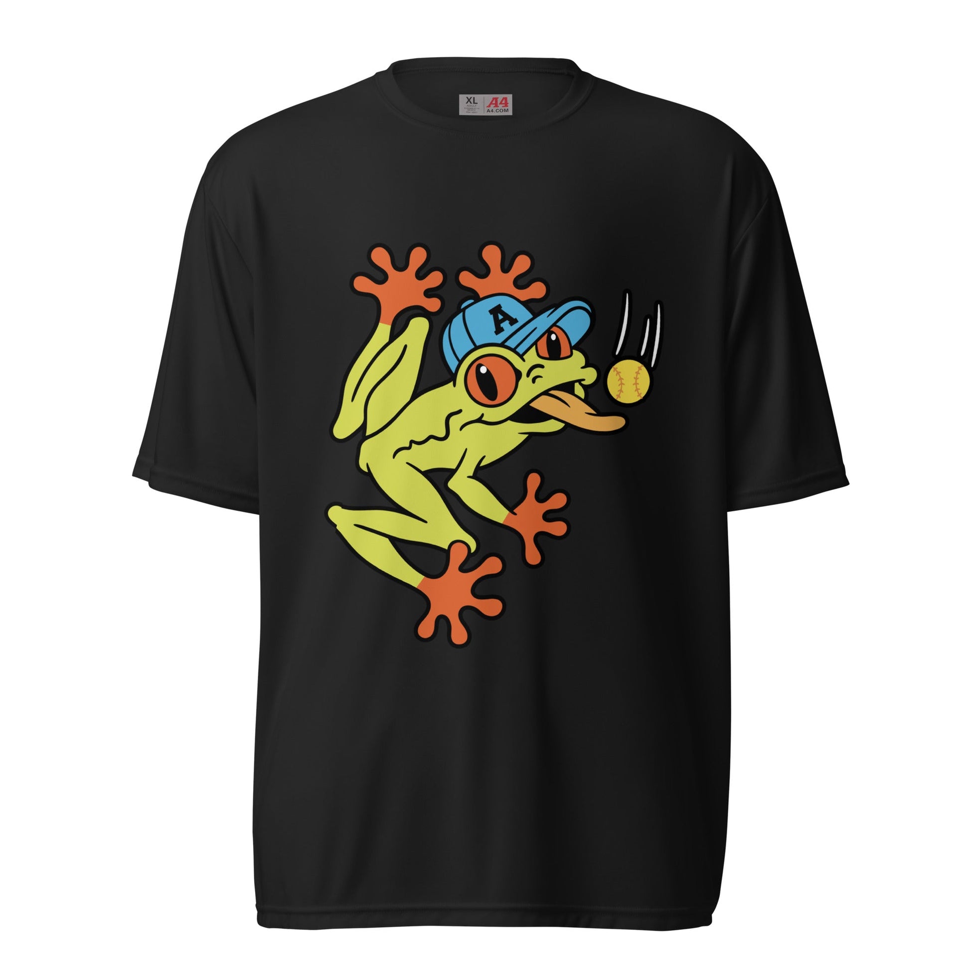 Active | Moisture Wicking Shirt | Aquasox Softball | Mascot Logo