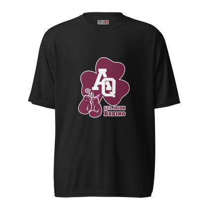 Active | Moisture Wicking Shirt | Aquinas Li’l Irish Boxing | AQ Shamrock Logo