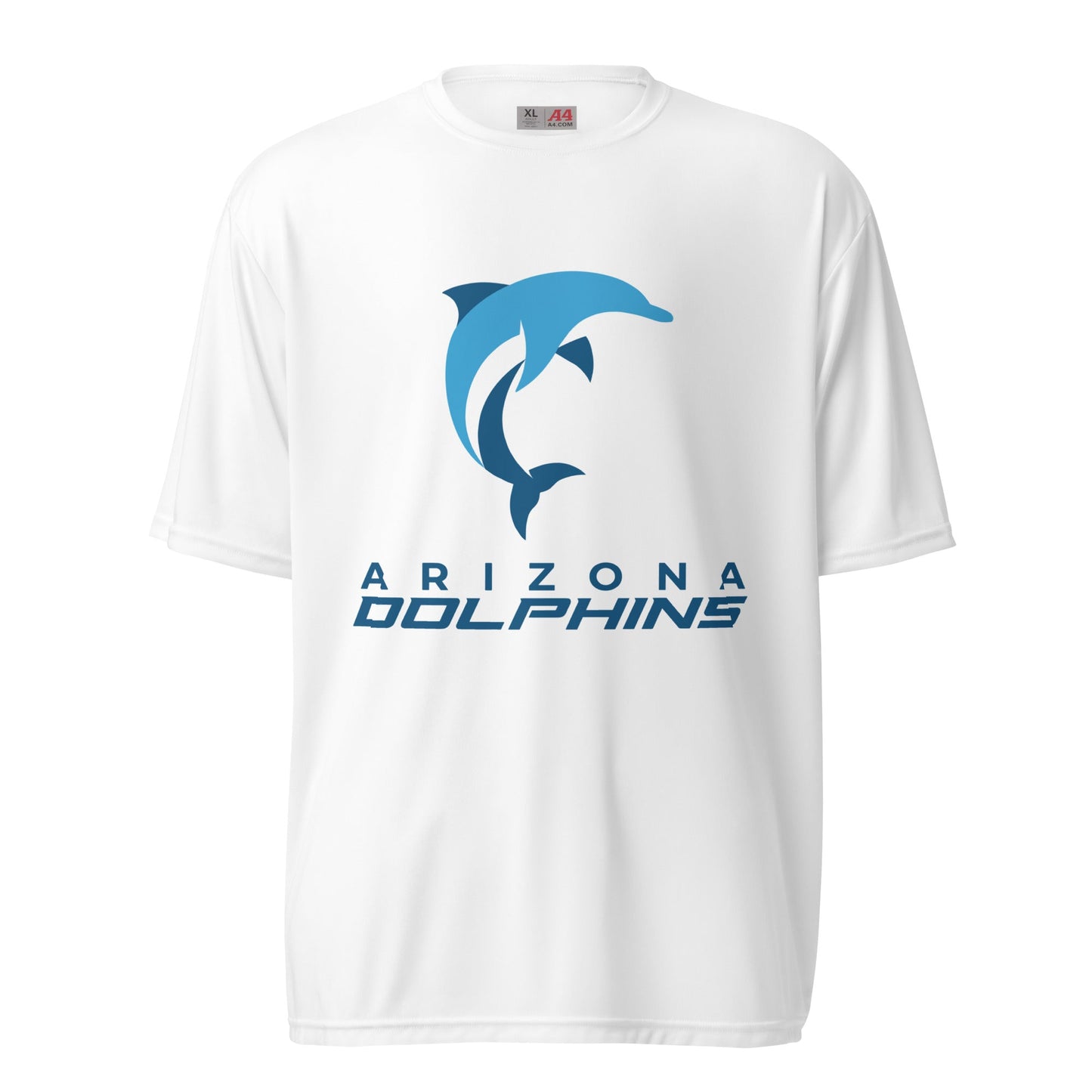 Active | Moisture Wicking Shirt | Arizona Dolphins Swim Team | Wave Athletic Logo
