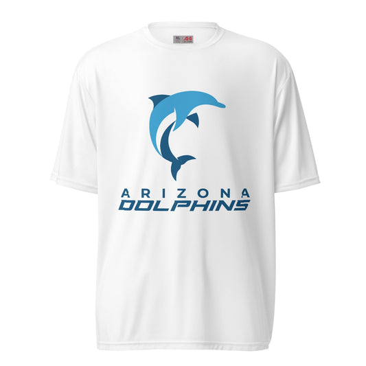 Active | Moisture Wicking Shirt | Arizona Dolphins Swim Team | Wave Athletic Logo