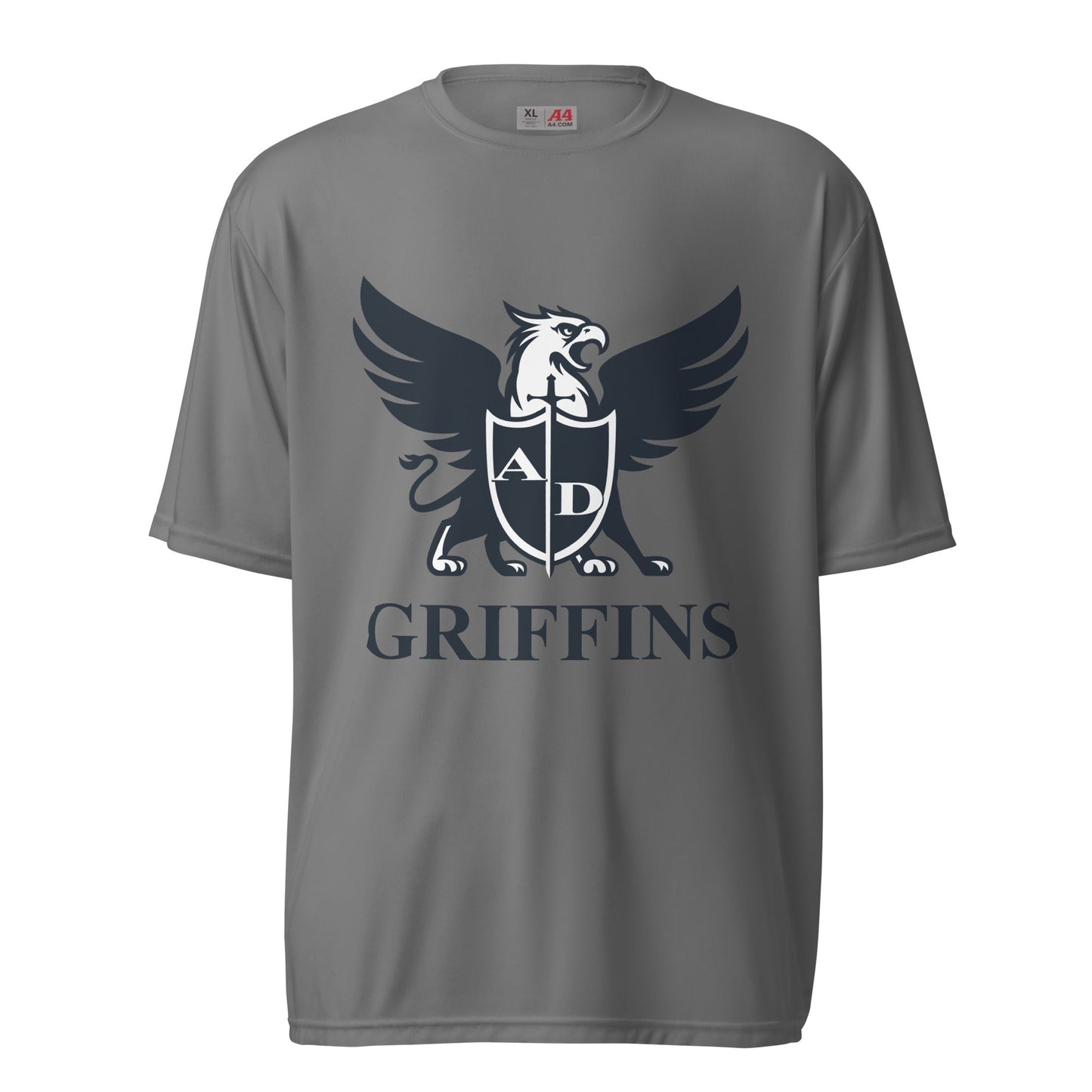 Active | Moisture Wicking Shirt | Arma Dei Academy Basketball | Griffin Logo