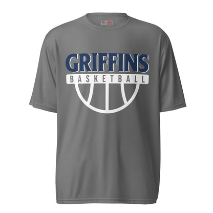 Active | Moisture Wicking Shirt | Arma Dei Academy Basketball | Griffins Basketball Logo