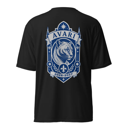 Active | Moisture Wicking Shirt | Arma Dei Academy Logic Houses | Avari Logo