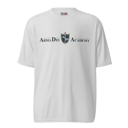 Active | Moisture Wicking Shirt | Arma Dei Academy | Text Shield Logo