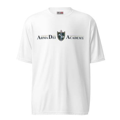 Active | Moisture Wicking Shirt | Arma Dei Academy | Text Shield Logo