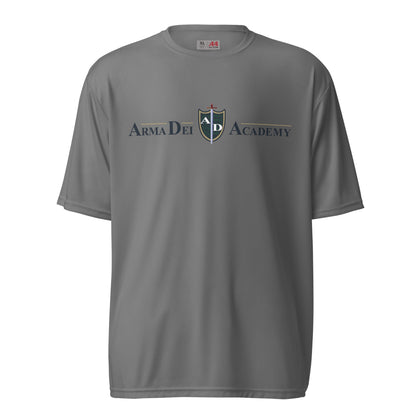 Active | Moisture Wicking Shirt | Arma Dei Academy | Text Shield Logo