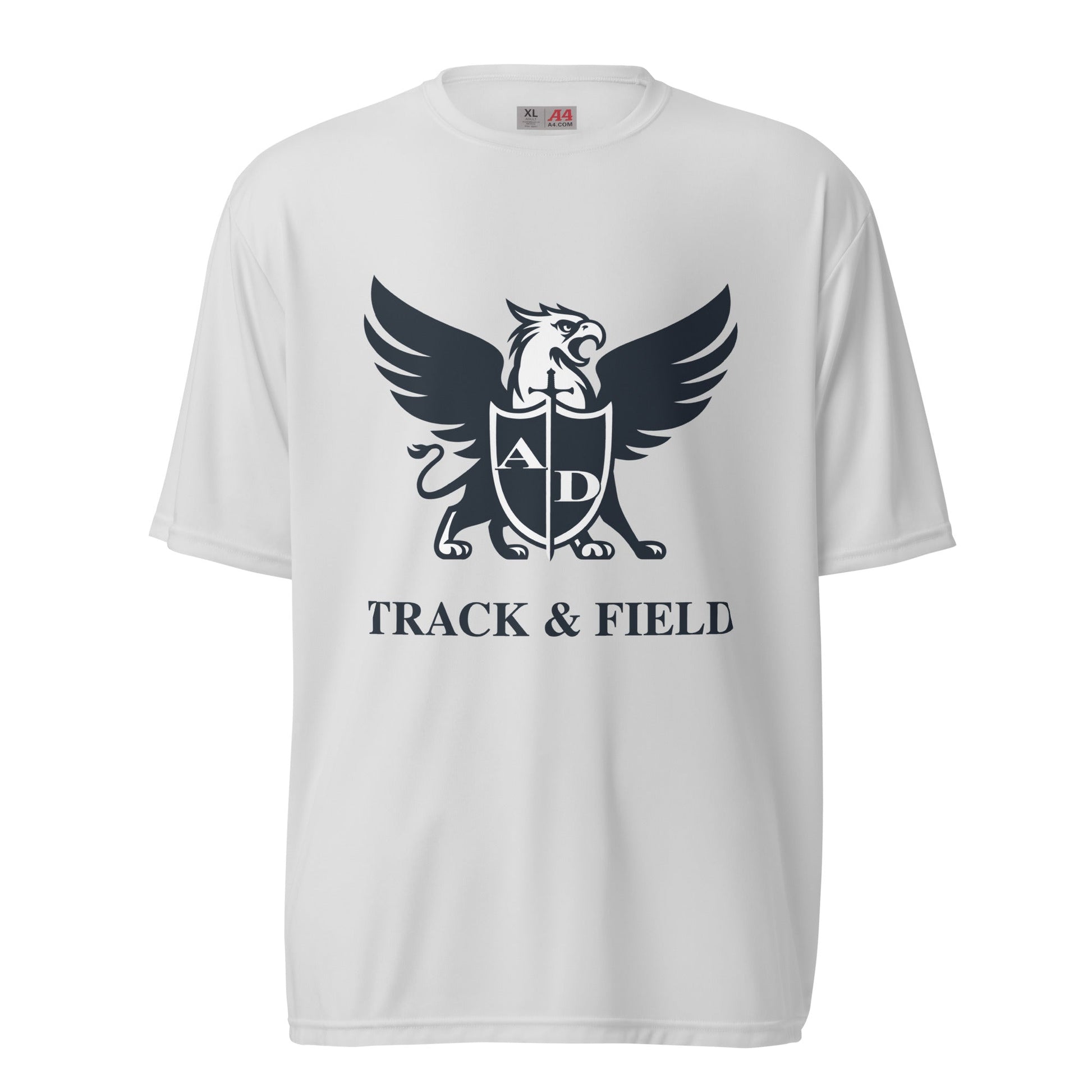 Active | Moisture Wicking Shirt | Arma Dei Academy Track and Field | Griffin Logo