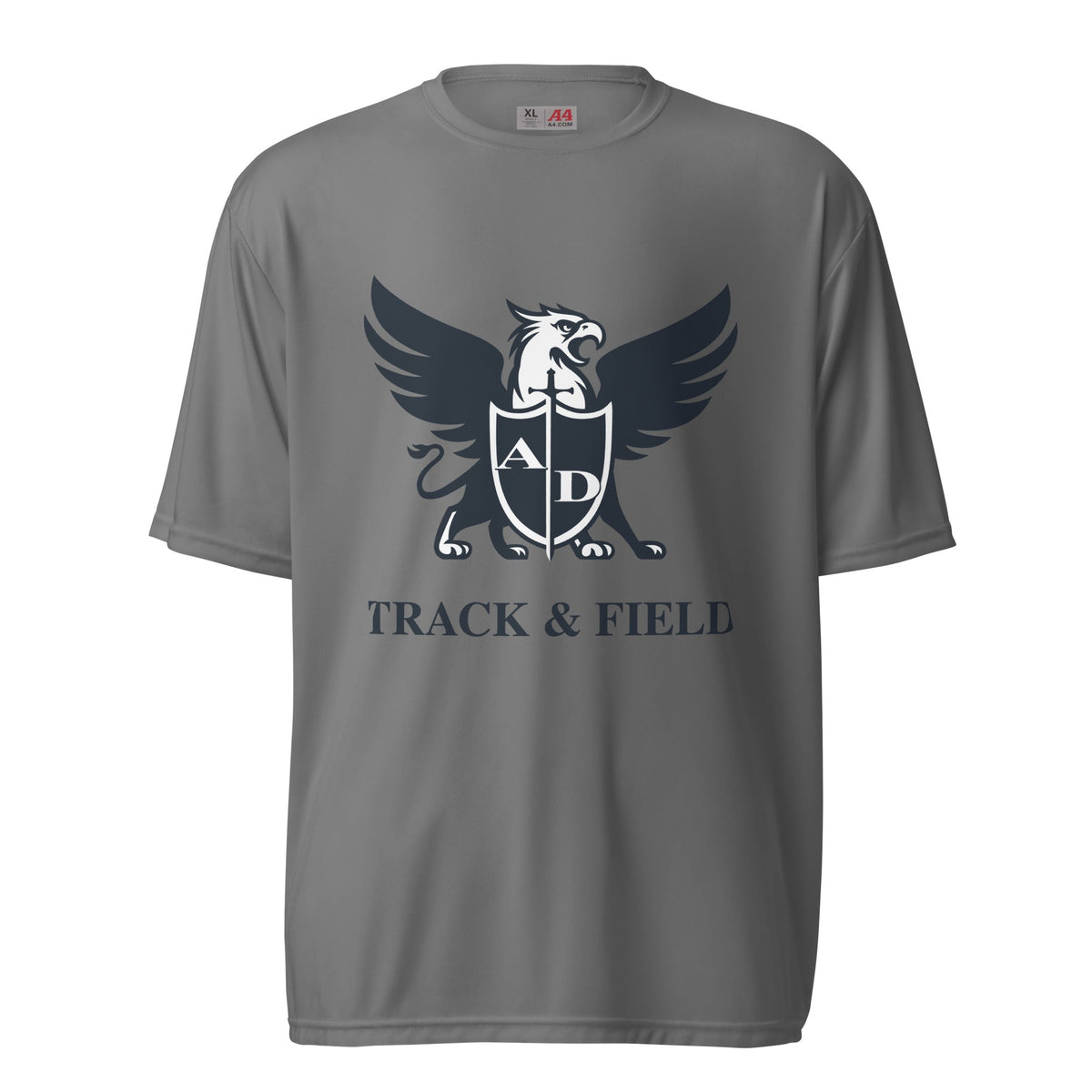 Active | Moisture Wicking Shirt | Arma Dei Academy Track and Field | Griffin Logo