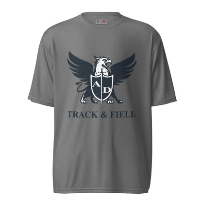 Active | Moisture Wicking Shirt | Arma Dei Academy Track and Field | Griffin Logo