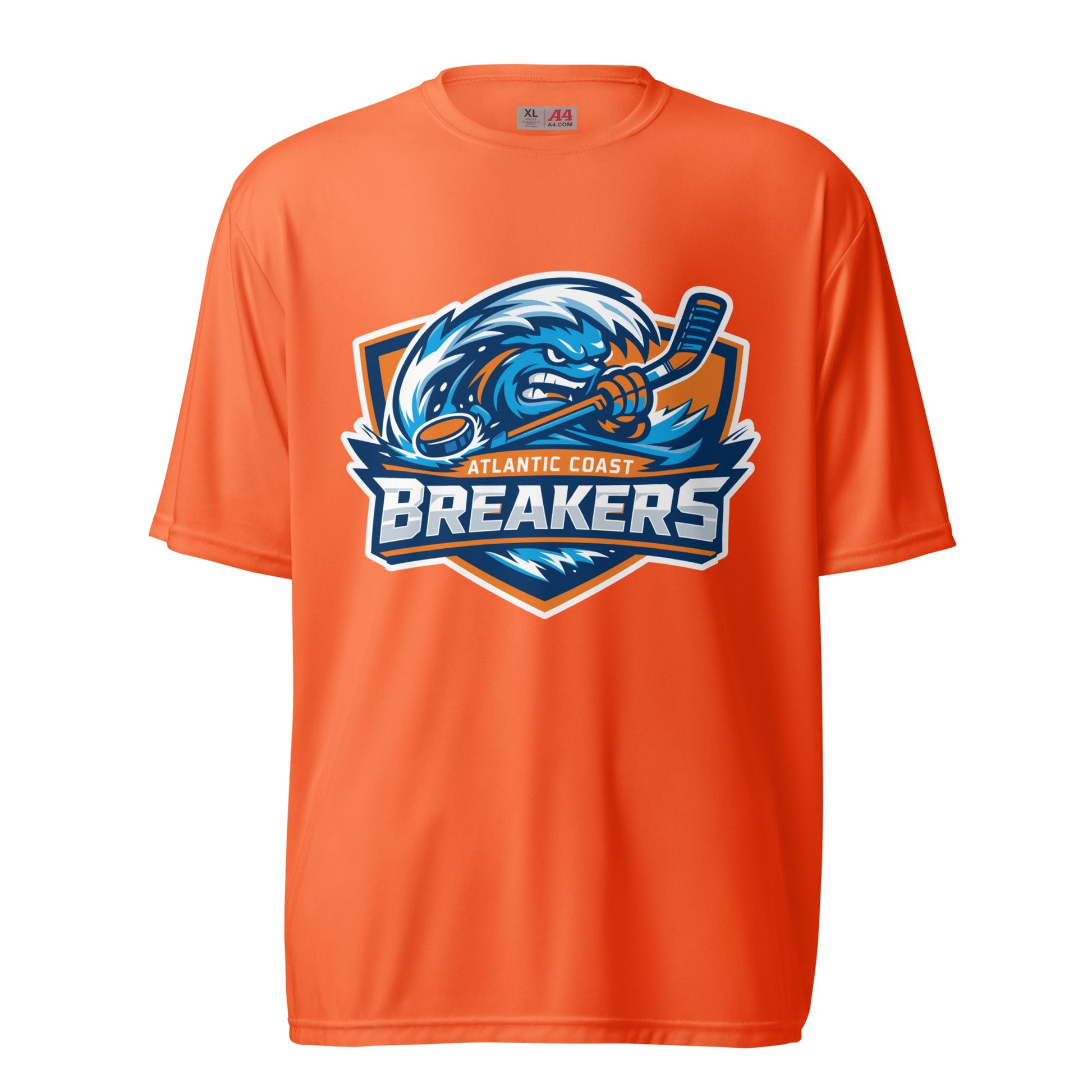 Active | Moisture Wicking Shirt | Atlantic Coast Breakers Hockey | Mascot Shield Logo
