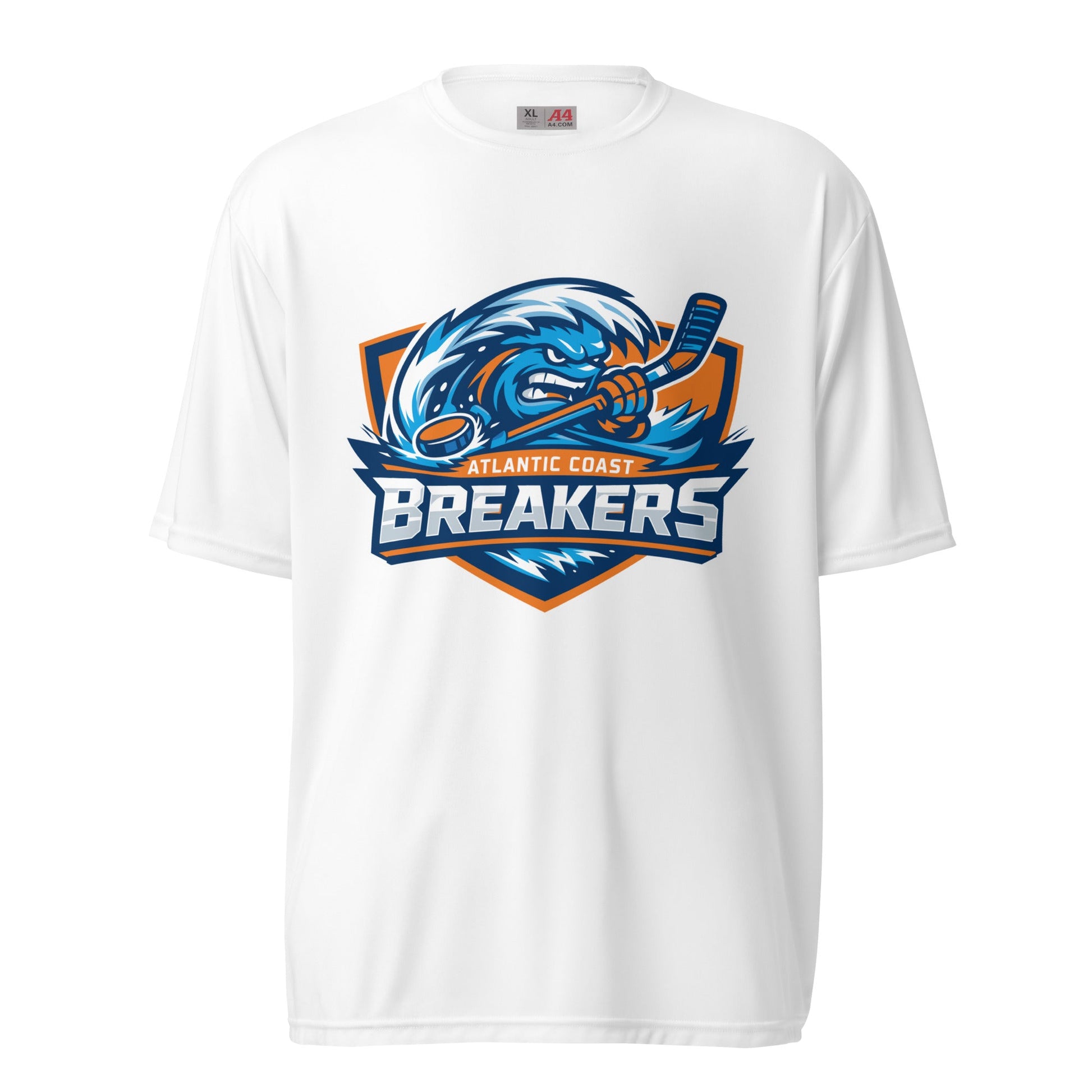 Active | Moisture Wicking Shirt | Atlantic Coast Breakers Hockey | Mascot Shield Logo