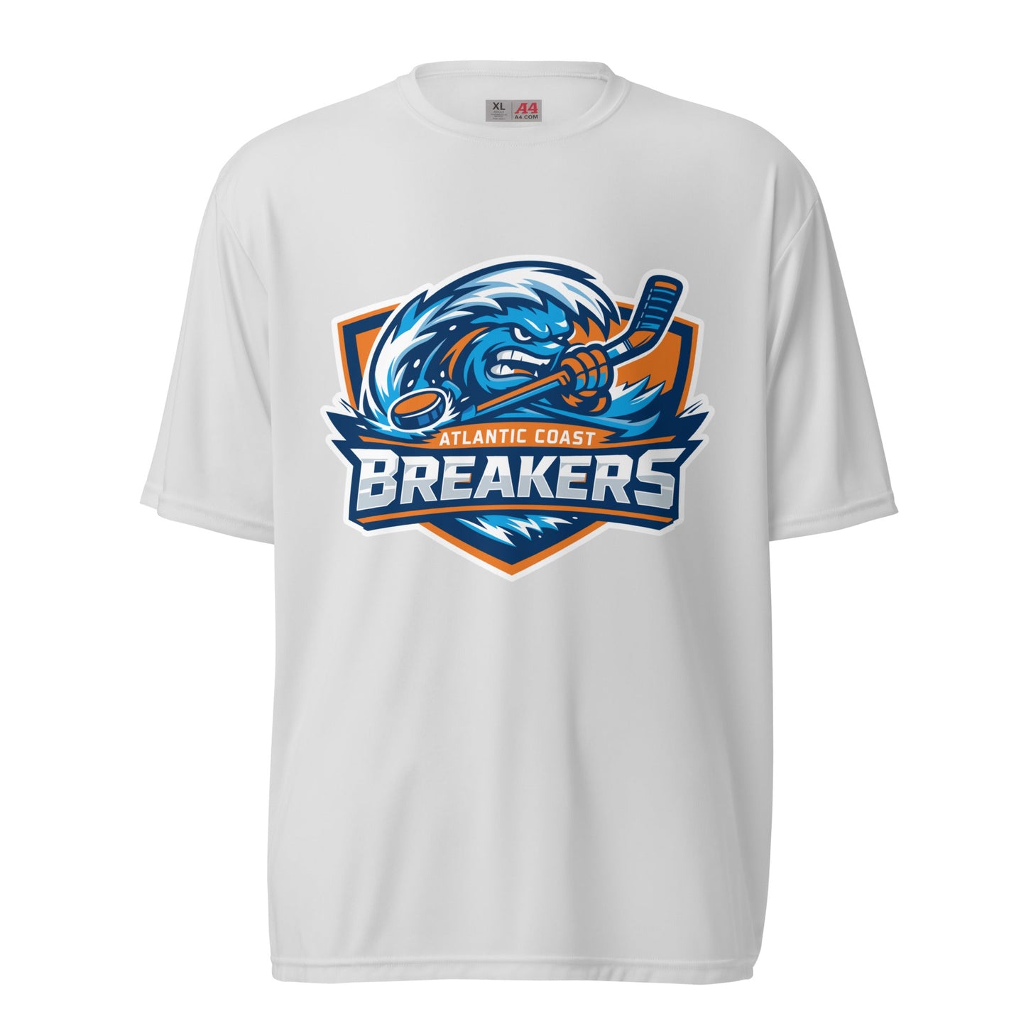 Active | Moisture Wicking Shirt | Atlantic Coast Breakers Hockey | Mascot Shield Logo