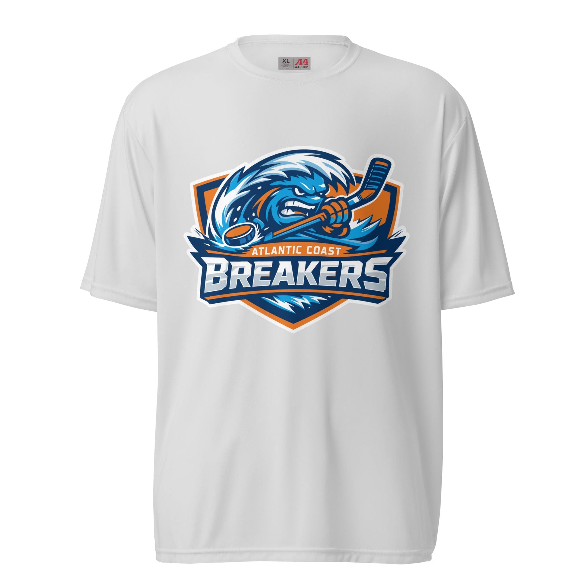 Active | Moisture Wicking Shirt | Atlantic Coast Breakers Hockey | Mascot Shield Logo