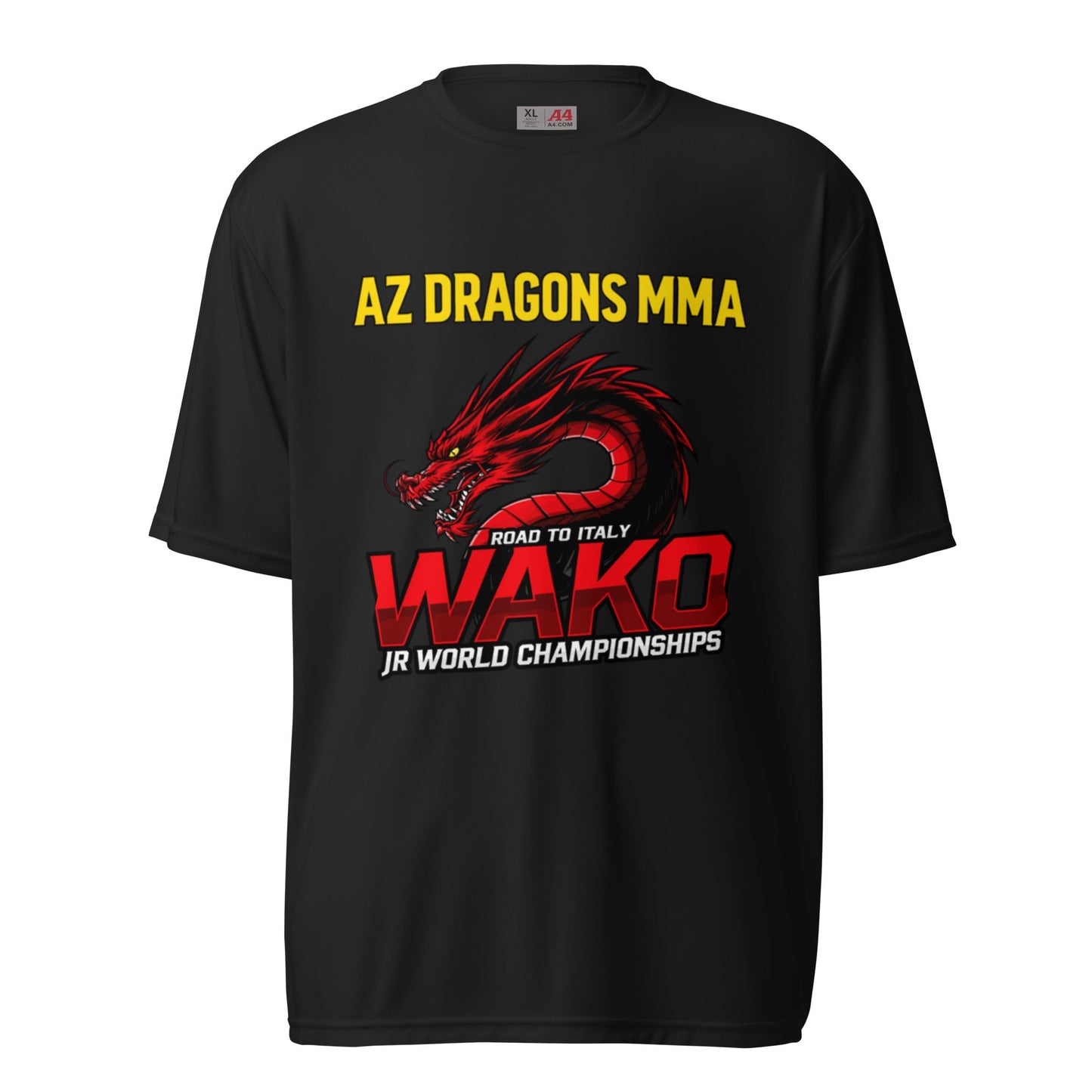 Active | Moisture Wicking Shirt | AZ DRAGONS MMA | Vanguard Logo