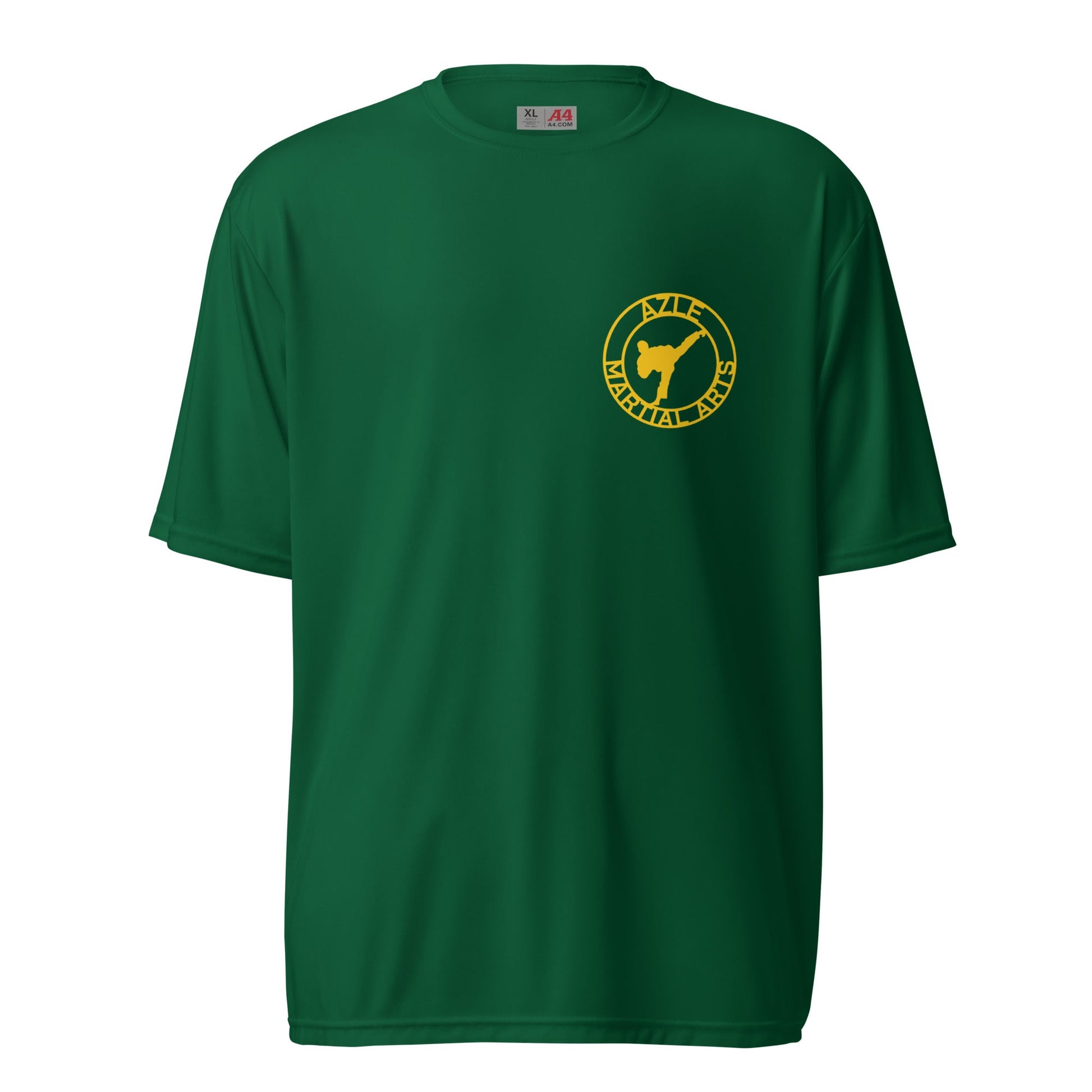 Active | Moisture Wicking Shirt | Azle Martial Arts | Dojo Roundel Logo