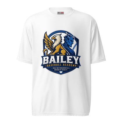 Active | Moisture Wicking Shirt | Bailey Baseball Academy | Shield Logo