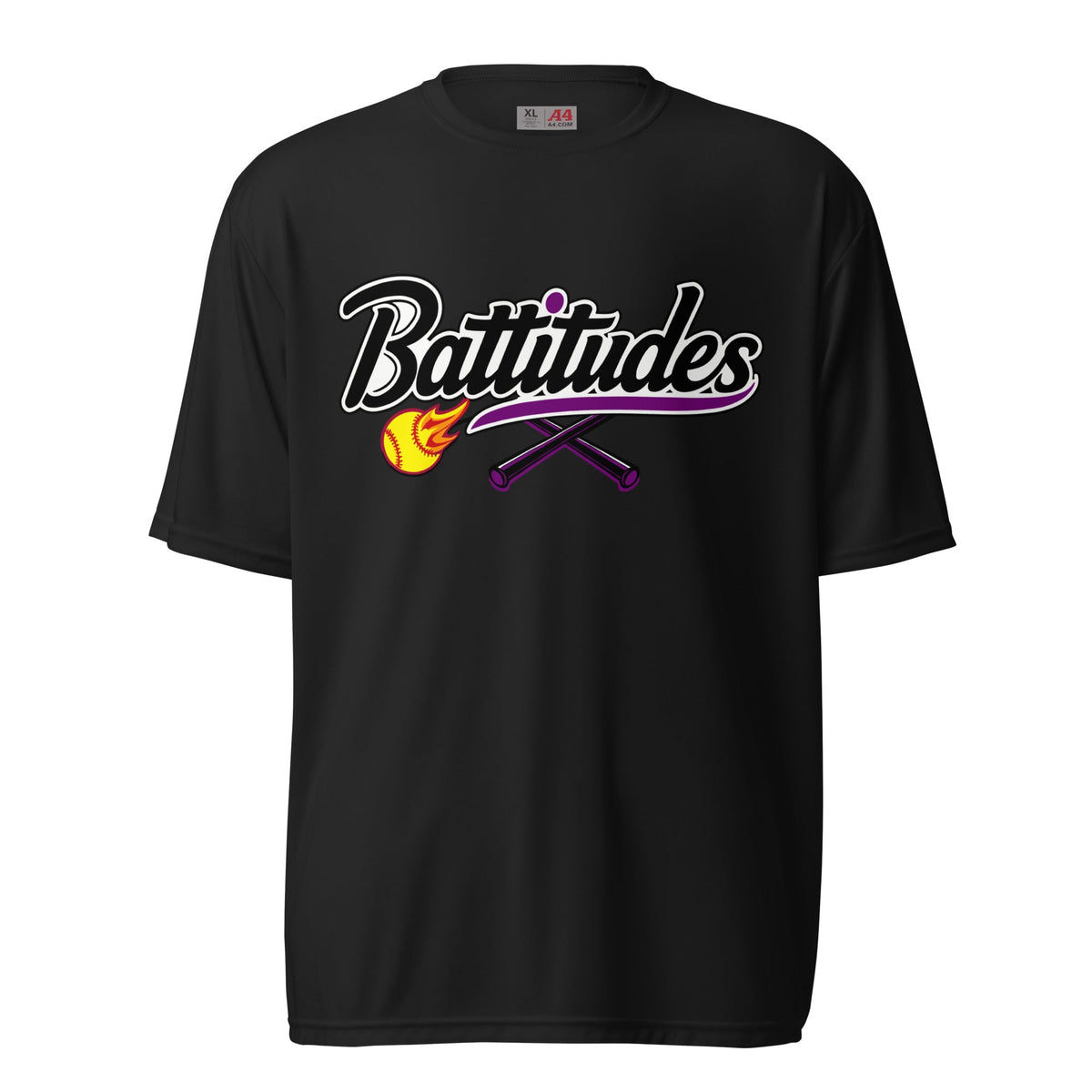 Active | Moisture Wicking Shirt | Battitudes | Crest Logo
