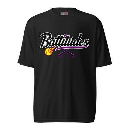 Active | Moisture Wicking Shirt | Battitudes | Crest Logo