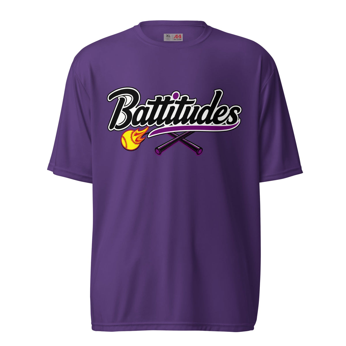 Active | Moisture Wicking Shirt | Battitudes | Crest Logo