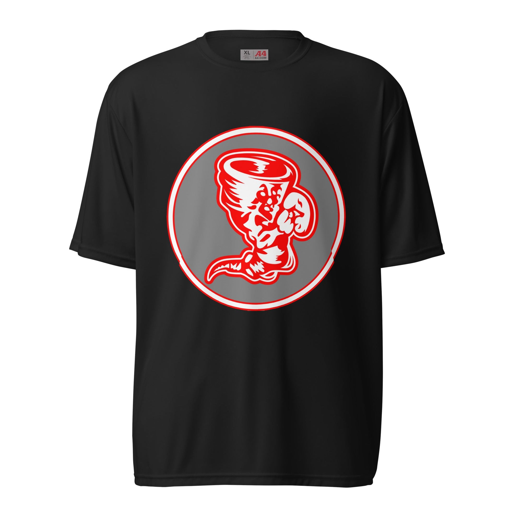 Active | Moisture Wicking Shirt | Bay High Softball | Badge Logo
