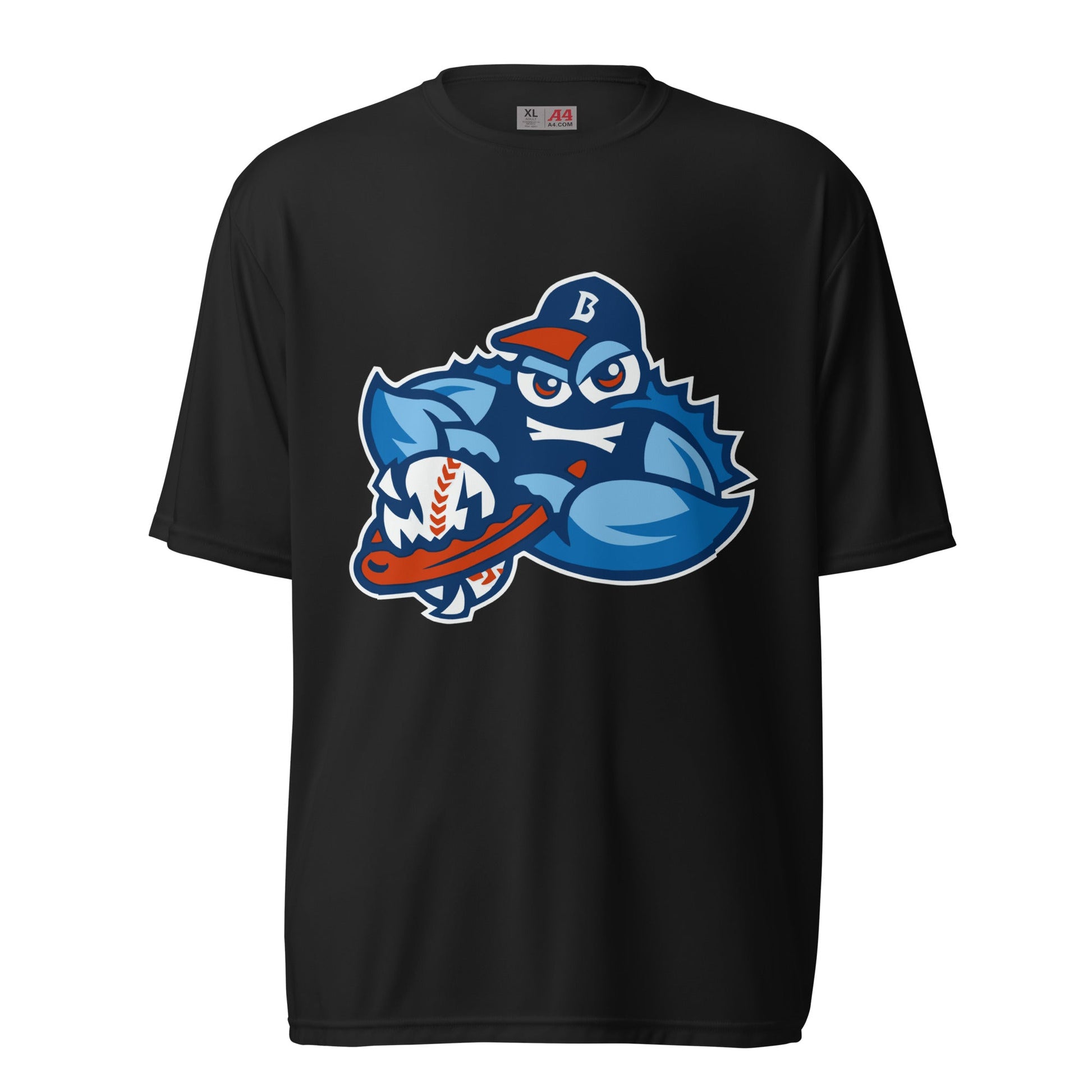 Active | Moisture Wicking Shirt | Bellport BlueClaws | Mascot Logo