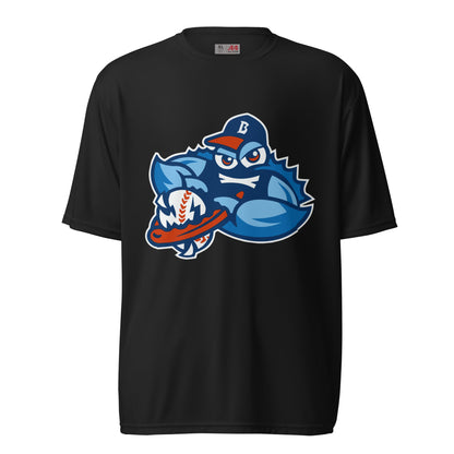 Active | Moisture Wicking Shirt | Bellport BlueClaws | Mascot Logo