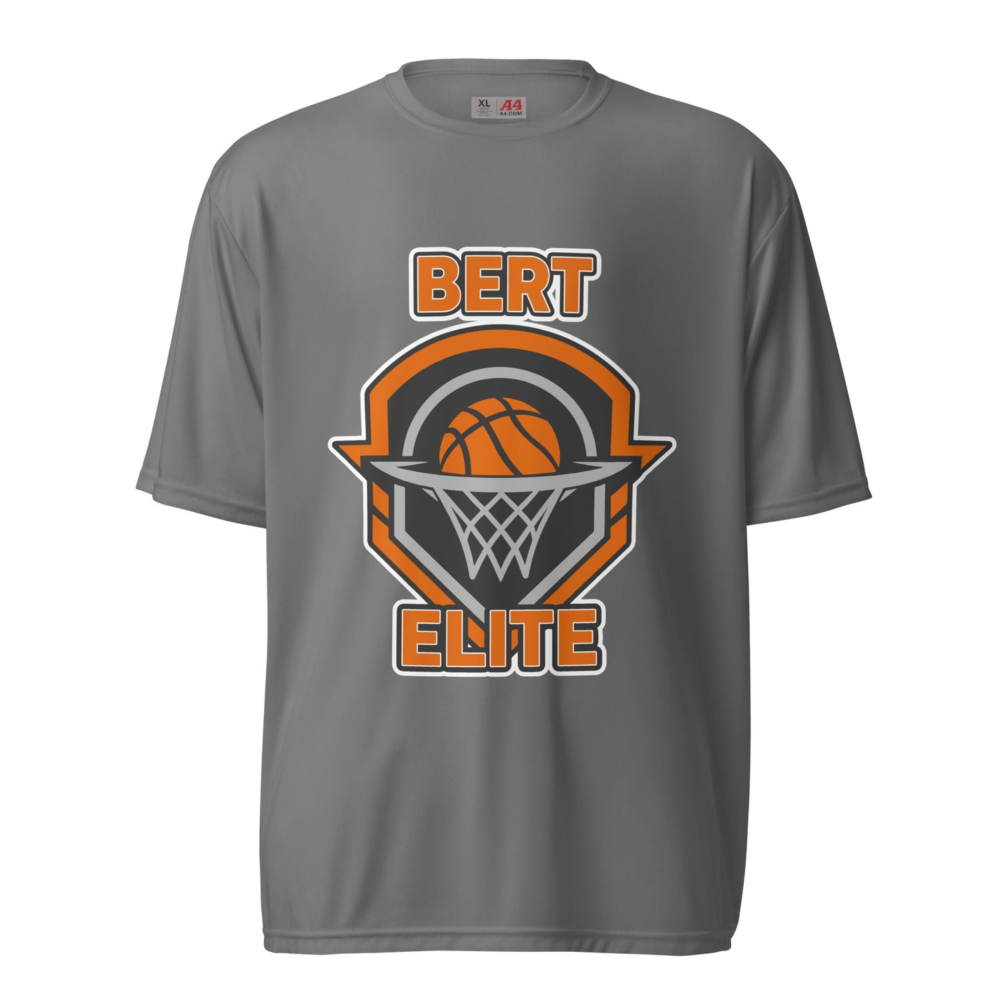 Active | Moisture Wicking Shirt | Bert Elite AAU | Hoop Badge Logo