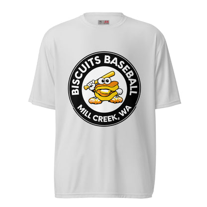 Active | Moisture Wicking Shirt | Biscuits Baseball MCLL | Mascot Logo
